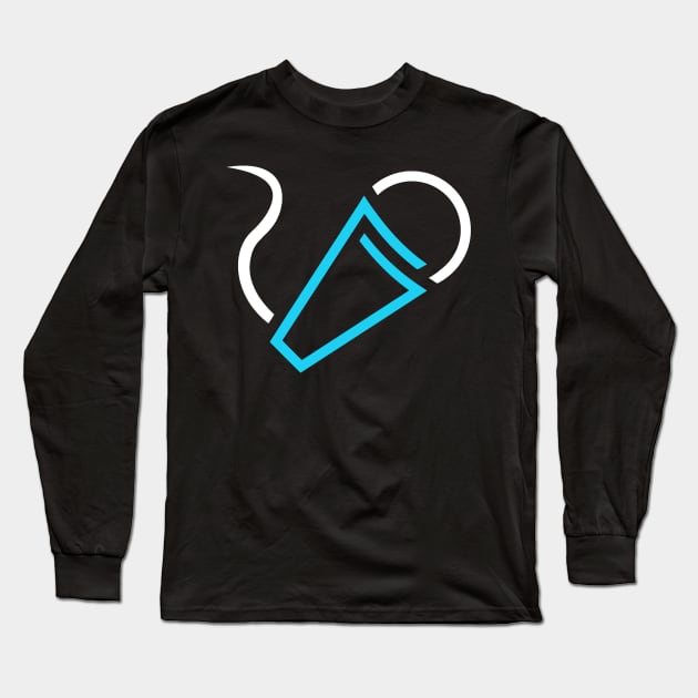 Microphone Icon Long Sleeve T-Shirt by MOULE